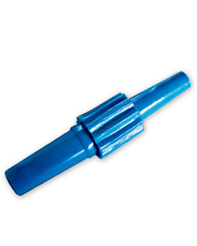 Verschlu�stopfen blau Nr. 4 Luer/Rekord (100 Stck.), 1 Packung