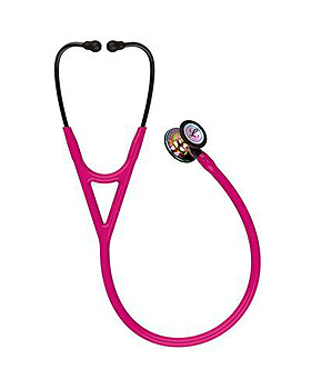 Littmann Stethoskop CARDIOLOGY IV, Regenbogen Edition, poliert, himbeer, 3M Medica, medishop.de