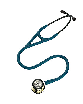 Littmann Stethoskop CARDIOLOGY IV, champagner, karibikblau, 3M Medica, medishop.de