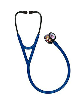 Littmann Stethoskop CARDIOLOGY IV, Regenbogen Edition, poliert, marineblau, 3M Medica, medishop.de