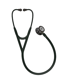 Littmann Stethoskop CARDIOLOGY IV, Smoke Edition, poliert, schwarz, champagner Ansch., 3M Medica, medishop.de