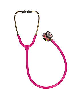 Littmann Stethoskop CLASSIC III, Regenbogen Edition, himbeer, 3M Medica, medishop.de