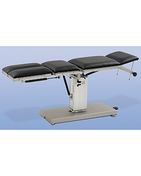 AGA-POWER-MAT Multifunktionstisch, Rah. Edelstahl, Gestellfarbe reinwei, Bezug schwarz leitfhig, AGA Sanittsartikel, medishop.de