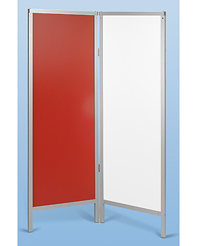 Paravent, 2-flgelig, blau, AGA Sanittsartikel, medishop.de