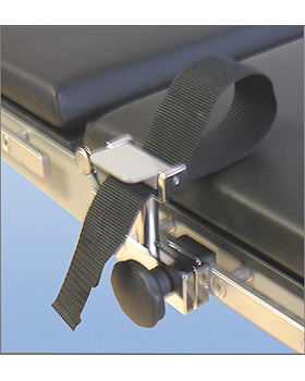 Handfessel mit schwarzem Gurtband, 50 mm breit, 500mm lang, ohne Befestigungskloben, AGA Sanittsartikel, medishop.de