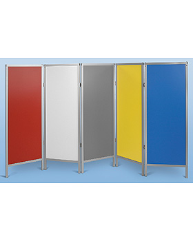 Paravent, 5-flügelig, grün, AGA Sanitätsartikel, medishop.de