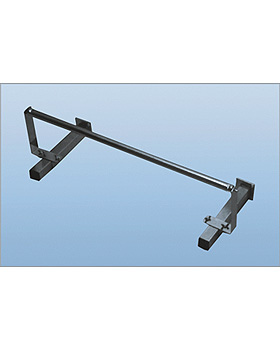 Papierrollenhalter 65cm, mit Anbausatz, fr hhenverstellbare AGA-Liegen, verchromt, AGA Sanittsartikel, medishop.de