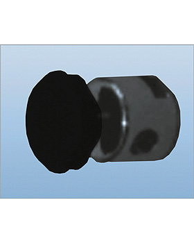 Befestigungskloben, verchromt, 2 Stck, AGA Sanittsartikel, medishop.de