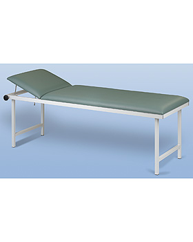 Massagebank, Höhe 70cm, Gestellfarbe reinweiß, Bezug hellgrau, AGA Sanitätsartikel, medishop.de