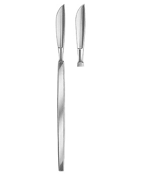 DIEFFENBACH, Op-Skalpell, Figur 5, geballt,, Allgaier Instrumente, medishop.de