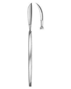 DIEFFENBACH, Op-Skalpell, Figur 16, sichelf�rmig,, Allgaier Instrumente, medishop.de