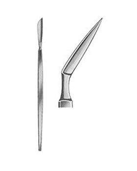 SIMON, Fistelmesser, Figur 4, kurzer Hals, Allgaier Instrumente, medishop.de