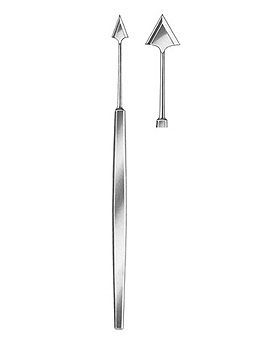 JAEGER-GRIESHABER, Lanzenmesser, Figur 4, gerade,, Allgaier Instrumente, medishop.de