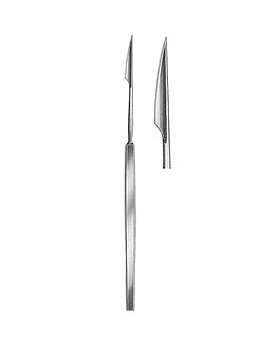 HALLE, Nasenoperationsmesser, 18cm, Allgaier Instrumente, medishop.de