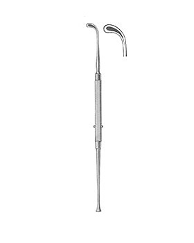 FREER, Septummesser, abgewinkelt, runde Spitze,, Allgaier Instrumente, medishop.de