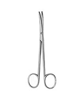 METZENBAUM, Prparierschere, 14,5cm, stumpf/stumpf, gebogen,, Allgaier Instrumente, medishop.de