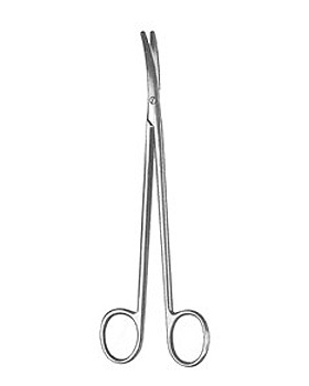 METZENBAUM-NELSON,  Prparierschere, 20cm, stumpf/stumpf, gebogen,, Allgaier Instrumente, medishop.de