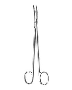 TOENNIS, Prparierschere,  18cm, gebogen, Allgaier Instrumente, medishop.de