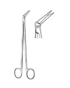 POTTS-SMITH, Gefschere, 19cm, 60 Grad, seitwrts abgewinkelt,, Allgaier Instrumente, medishop.de