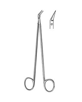 HEGEMANN, Gefschere, 19cm, 25 Grad seitwrts abgewinkelt, Allgaier Instrumente, medishop.de