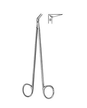 HEGEMANN, Gefschere, 19cm, 90 Grad seitwrts abgewinkelt,, Allgaier Instrumente, medishop.de