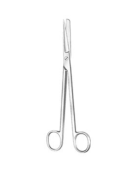 SIMS, gynkologische Schere, 20cm, spitz/stumpf, gerade, Allgaier Instrumente, medishop.de