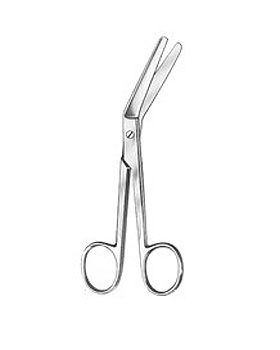 RICHTER,  chirurgische Schere, 14,5cm, seitwrts abgewinkelt,, Allgaier Instrumente, medishop.de