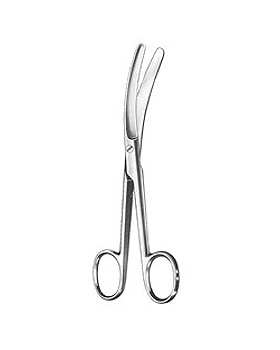 BUSCH, Nabelschnurschere, 16cm, seitwrts gebogen,, Allgaier Instrumente, medishop.de