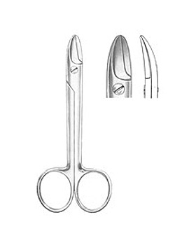 BEEBEE, Drahtschere, 10,5cm, gebogen, stumpf, Allgaier Instrumente, medishop.de