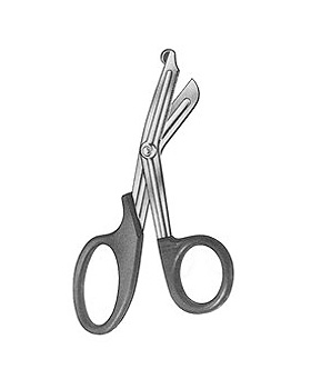 UNIVERSAL, Mehrzweckschere, 14cm, mit schwarzen Plastikringen, Allgaier Instrumente, medishop.de