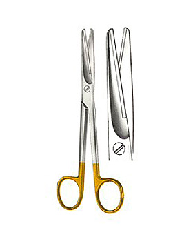 MAYO, chirurgische Schere, 14cm, gerade, mit Hartmetall, Allgaier Instrumente, medishop.de