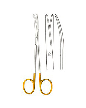 METZENBAUM, Prparierschere, 14,5cm, gebogen mit Hartmetall, Allgaier Instrumente, medishop.de