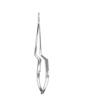 Microschere, 22,5cm, bajonettf., gerade Schneiden, spitz/spitz, Allgaier Instrumente, medishop.de