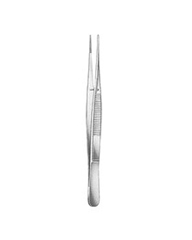 Anatomische Pinzette, 14,5cm, gerade, fein, mit Stift, Allgaier Instrumente, medishop.de
