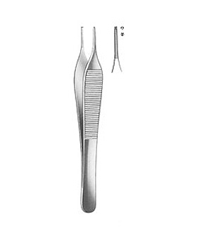ADSON, chirurgische Pinzette, 12cm, 1x2 Zhne, kreuzger., Allgaier Instrumente, medishop.de