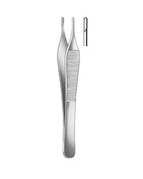 ADSON-BROWN, chirurgische Pinzette, 12cm, 9x9 Zhne, Allgaier Instrumente, medishop.de