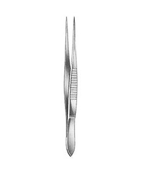 Splitterpinzette, 13cm, ger, gerieft, Allgaier Instrumente, medishop.de