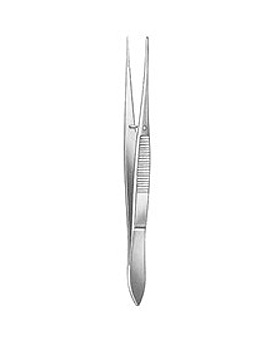 GRAEFE, Irispinzette, anatomische 10cm, gerade, 1mm, Allgaier Instrumente, medishop.de