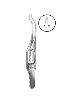 GILL-HESS, Irispinzette, 7,5cm, Zhne seitlich, Allgaier Instrumente, medishop.de