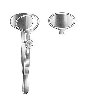 DESMARRES, Chalazionspinzette, 9cm, Figur 3, 30mm, Allgaier Instrumente, medishop.de