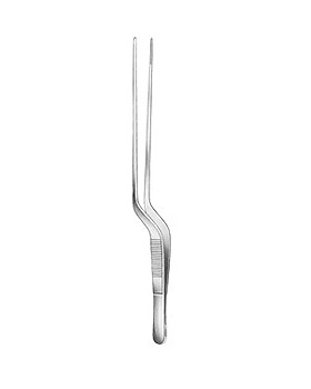 GRUENWALD, Nasentamponpinzette, 21,5cm gerieft, Allgaier Instrumente, medishop.de