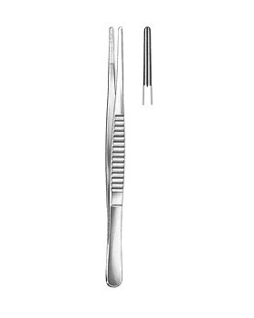 DE BAKEY, Gefpinzette, 15cm, Maulbreite 2,8mm, Allgaier Instrumente, medishop.de