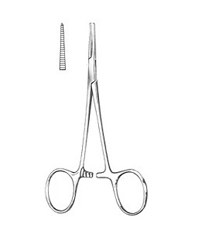 MICRO-MOSQUITO, Arterienklemme, 12cm gerade, 1x2 Zhne, Allgaier Instrumente, medishop.de