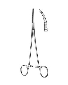 HALSTEAD-MOSQUITO, Arterienklemme, 18,0 cm gebogen, Allgaier Instrumente, medishop.de