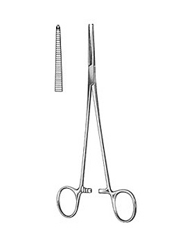 HALSTEAD-MOSQUITO, Arterienklemme, 18,0 cm gerade, 1x2 Zhne, Allgaier Instrumente, medishop.de