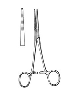 KELLY-RANKIN, Arterienklemme, 16cm gerade, Allgaier Instrumente, medishop.de