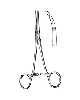 KELLY-RANKIN,, Arterienklemme, 16cm, gebogen, Allgaier Instrumente, medishop.de