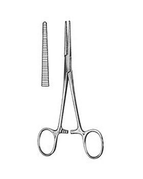 CRILE, Arterienklemme, 14cm, gerade, Allgaier Instrumente, medishop.de