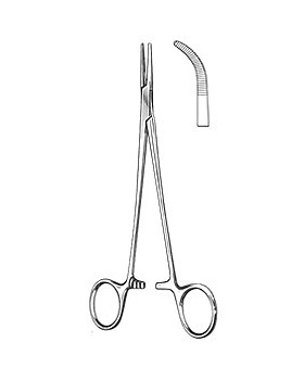 ADSON, Arterienklemme, 18,5cm, gebogen gerieft, Allgaier Instrumente, medishop.de