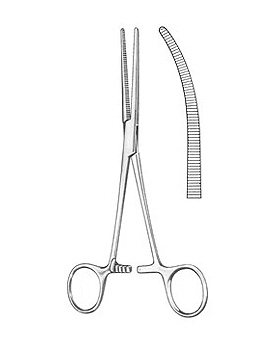 ROCHESTER-PEAN, Arterienklemme, 13cm gebogen, Allgaier Instrumente, medishop.de
